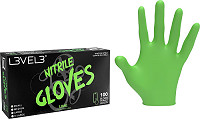 L3VEL3 Nitrilhandschuhe Small Lime