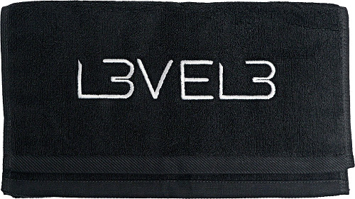  L3VEL3 Professionelles Rasierhandtuch Schwarz 