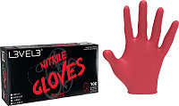  L3VEL3 Nitrilhandschuhe Large Red-ish 