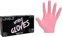  L3VEL3 Nitrilhandschuhe Medium Pearl Pink 